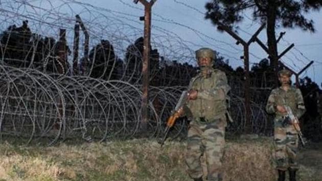 Indian Army jawans patrol at the Line of Control (LOC) in Poonch district of Jammu and Kashmir. (PTI File Photo) Indian Army jawans patrol at the Line of Control (LOC) in Poonch district of Jammu and Kashmir. (PTI File Photo)