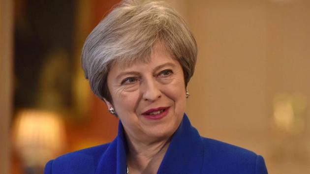 Britain's Prime Minister Theresa May appears on BBC television in London, March 2, 2018.(REUTERS) Britain's Prime Minister Theresa May appears on BBC television in London, March 2, 2018.(REUTERS)