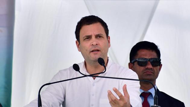 Congress president Rahul Gandhi addresses an election campaign rally, Mendhipathar, North Garo Hills, Meghalaya, February 20 (PTI) Congress president Rahul Gandhi addresses an election campaign rally, Mendhipathar, North Garo Hills, Meghalaya, February 20 (PTI)