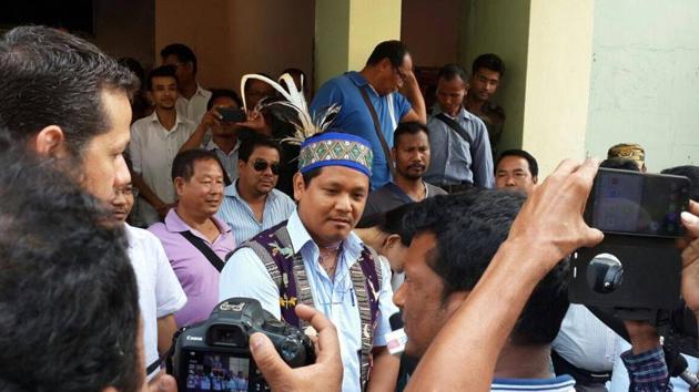 Conrad Sangma will be sworn in as the Meghalaya chief minister on Tuesday. (HT File Photo) Conrad Sangma will be sworn in as the Meghalaya chief minister on Tuesday. (HT File Photo)