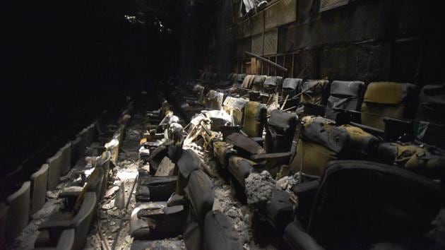 Damaged seats inside Uphaar cinema on June 13, 2017. (Burhaan Kinu/HT File Photo) Damaged seats inside Uphaar cinema on June 13, 2017. (Burhaan Kinu/HT File Photo)