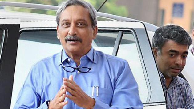Goa chief minister Manohar Parrikar arrives at Goa Legislative Assembly to present the budget in Panaji. (PTI File Photo) Goa chief minister Manohar Parrikar arrives at Goa Legislative Assembly to present the budget in Panaji. (PTI File Photo)