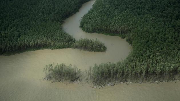 A river reaches the Atlantic Ocean on the coast of Amapa state near Oiapoque city, Brazil(REUTERS) A river reaches the Atlantic Ocean on the coast of Amapa state near Oiapoque city, Brazil(REUTERS)