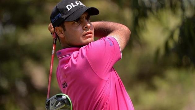 Indian golfer Shubhankar Sharma plays his shot from the sixth tee during the third round of the WGC - Mexico Championship golf tournament at Club de Golf Chapultepec. (USA Today Sports) Indian golfer Shubhankar Sharma plays his shot from the sixth tee during the third round of the WGC - Mexico Championship golf tournament at Club de Golf Chapultepec. (USA Today Sports)