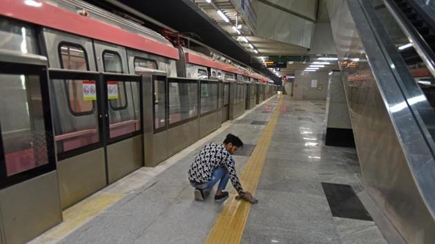 The Delhi Metro aims to start lines under phase III by mid-2018. The AAP government had in May 2016 given in-principle approval to phase 4, but the Union housing and urban affairs ministry returned the file, saying it needed to get financial approval first. The Delhi government did not respond since then. (Anushree Fadnavis/HT Photo) The Delhi Metro aims to start lines under phase III by mid-2018. The AAP government had in May 2016 given in-principle approval to phase 4, but the Union housing and urban affairs ministry returned the file, saying it needed to get financial approval first. The Delhi government did not respond since then. (Anushree Fadnavis/HT Photo)