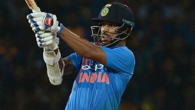 Shikhar Dhawan was the top scorer for India with a 49-ball-90. (Twitter) Shikhar Dhawan was the top scorer for India with a 49-ball-90. (Twitter)