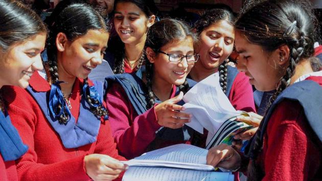 Students discuss after appearing for the CBSE Class 12 exam in Amritsar on Monday. (PTI Photo) Students discuss after appearing for the CBSE Class 12 exam in Amritsar on Monday. (PTI Photo)