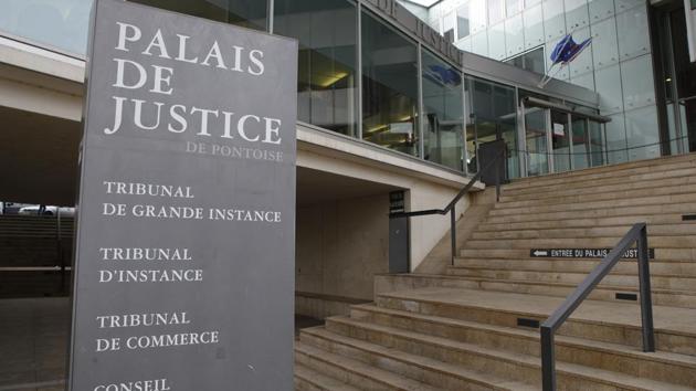 The entrance of the hall of justice in Pontoise, outside Paris. Any sexual act by an adult with a child younger than 15 can be prosecuted as a sexual offence under current French law. (AP File Photo) The entrance of the hall of justice in Pontoise, outside Paris. Any sexual act by an adult with a child younger than 15 can be prosecuted as a sexual offence under current French law. (AP File Photo)