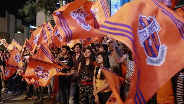 With fan strength of 20 supporters in the first season in 2014, the Orange Army now has a strong fan base of around 5,000 active members in Pune. (HT FILE PHOTO) With fan strength of 20 supporters in the first season in 2014, the Orange Army now has a strong fan base of around 5,000 active members in Pune. (HT FILE PHOTO)