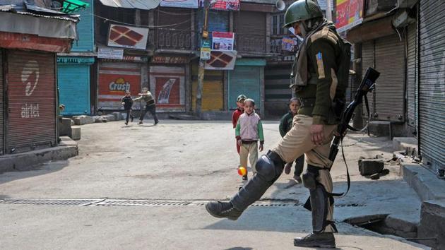 Shopian town and adjoining areas observed a shutdown for the second consecutive day on Tuesday while incidents of stone-pelting took place in parts of Srinagar protesting killings in a firing incident in south Kashmir district on Sunday. Life in rest of the valley returned to normal after Monday’s strike called by separatists. Six persons including two militants were killed in Sunday night’s shootout in Shopian’s Pahnoo area. (PTI File) Shopian town and adjoining areas observed a shutdown for the second consecutive day on Tuesday while incidents of stone-pelting took place in parts of Srinagar protesting killings in a firing incident in south Kashmir district on Sunday. Life in rest of the valley returned to normal after Monday’s strike called by separatists. Six persons including two militants were killed in Sunday night’s shootout in Shopian’s Pahnoo area. (PTI File)