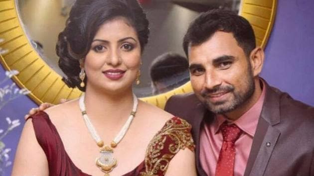 Mohammed Shami and his wife Hasin Jahan. The Indian cricket team pacer has allegedly tortured and cheated on his wife. A police complaint has been lodged by Hasin on Wednesday.(HT Photo)