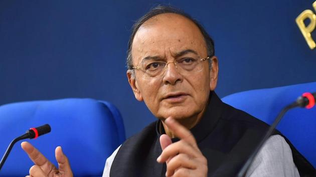 Finance Minister Arun Jaitley speaks during a press conference. (PTI) Finance Minister Arun Jaitley speaks during a press conference. (PTI)