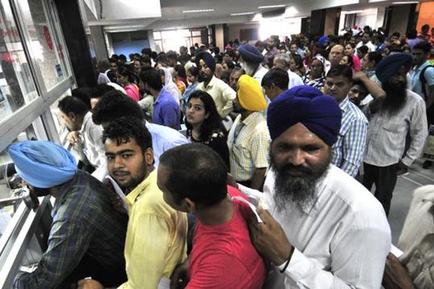 Nearly 10,000 patients visited the PGIMER OPDs daily before the Covid pandemic. (HT File Photo) Nearly 10,000 patients visited the PGIMER OPDs daily before the Covid pandemic. (HT File Photo)