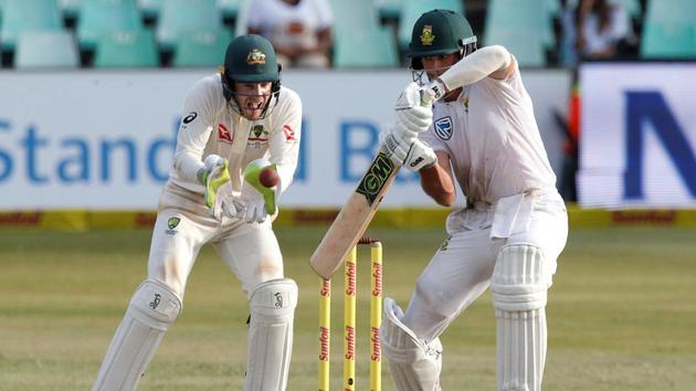 Australian cricket team wicket-keeper Tim Paine has said that claims that they went too far whilst sledging Quinton de Kock are ‘completely false’. (REUTERS) Australian cricket team wicket-keeper Tim Paine has said that claims that they went too far whilst sledging Quinton de Kock are ‘completely false’. (REUTERS)