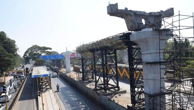 Pune’s Metro line 3 between Hinjewadi and Shivajinagar is 23.3 km in length and is expected to cost Rs.8,313 crore.(HT File Photo)
