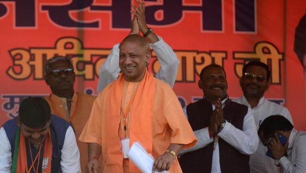 Uttar Pradesh chief minister Yogi Adityanath campaigns for BJP’s Phulpur candidate Kaushlendra Singh Patel at a public meeting in Allahabad on March 4. (AFP File Photo) Uttar Pradesh chief minister Yogi Adityanath campaigns for BJP’s Phulpur candidate Kaushlendra Singh Patel at a public meeting in Allahabad on March 4. (AFP File Photo)