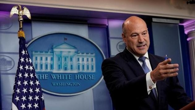 White House chief economic adviser Gary Cohn speaks during a press briefing at the White House in Washington, US.(Reuters File Photo)