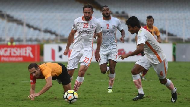 In the other game, East Bengal held NEROCA FC to a 1-1 draw in Kolkata.  (AIFF) 