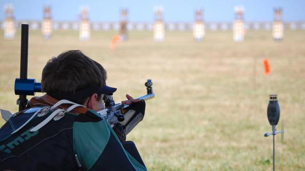 Anish Bhanwala and Neeraj Kumar are medal contenders at the ISSF Shooting World Cup. Image for representational purpose only. (Aim Shooting/Twitter) Anish Bhanwala and Neeraj Kumar are medal contenders at the ISSF Shooting World Cup. Image for representational purpose only. (Aim Shooting/Twitter)