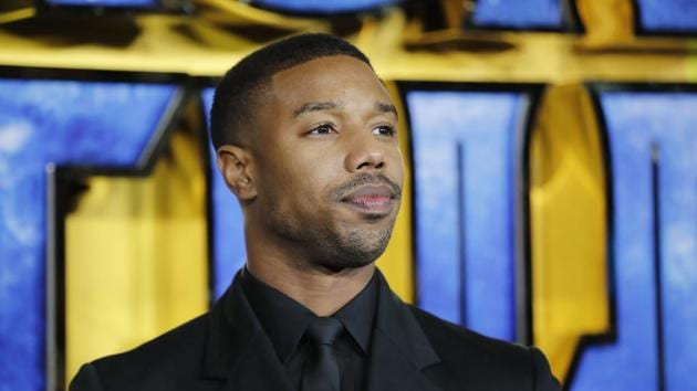 American actor Michael B Jordan poses on arrival for the European Premiere of Black Panther in central London. (AFP) American actor Michael B Jordan poses on arrival for the European Premiere of Black Panther in central London. (AFP)