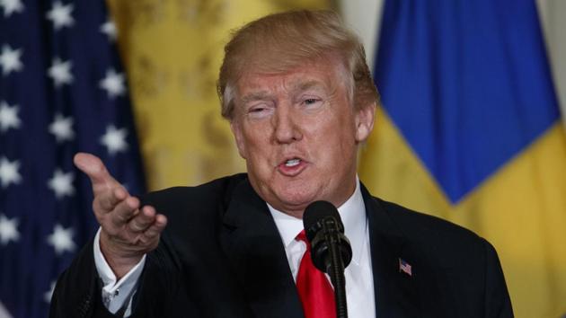 President Donald Trump speaks during a news conference in Washington. (AP File Photo) President Donald Trump speaks during a news conference in Washington. (AP File Photo)
