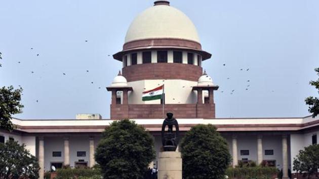 A view of Supreme Court building in New Delhi.(Sonu Mehta/HT File Photo)