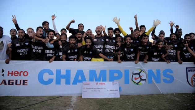 Minerva Punjab won the I-League crown in Panchkula on Thursday. (AIFF) Minerva Punjab won the I-League crown in Panchkula on Thursday. (AIFF)