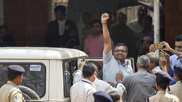 The Delhi high court on Friday asked the Enforcement Directorate (ED) not to arrest Karti Chidambaram, accused in the INX Media money laundering case, till March 20. A high court bench of Justices S Muralidhar and I S Mehta, however, directed the businessman to cooperate in the investigation, appear before the ED when required and submit his passport. (Ravi Choudhary / PTI) The Delhi high court on Friday asked the Enforcement Directorate (ED) not to arrest Karti Chidambaram, accused in the INX Media money laundering case, till March 20. A high court bench of Justices S Muralidhar and I S Mehta, however, directed the businessman to cooperate in the investigation, appear before the ED when required and submit his passport. (Ravi Choudhary / PTI)