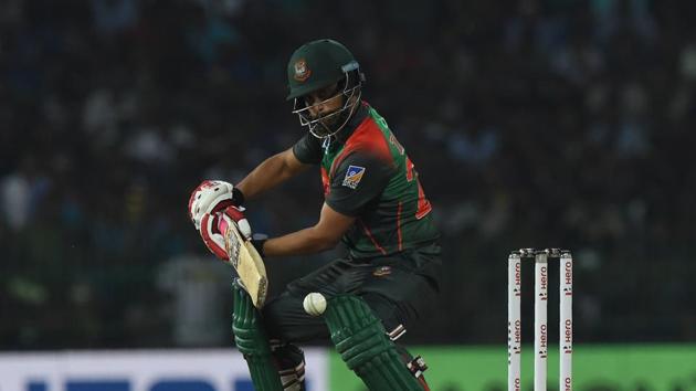 Tamim looked set to get a big one before Thisara Perera had his wicket in the 10th over. The Bangladesh opener hit 47. (AFP) Tamim looked set to get a big one before Thisara Perera had his wicket in the 10th over. The Bangladesh opener hit 47. (AFP)