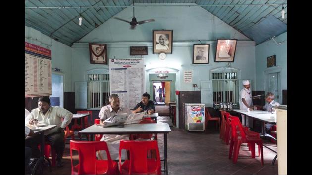 The Indian Coffee House, Kollam (now closed), 2013. Stuart Freedman first came to India on work in 1994 and on his first visit to the coffee house, he was reminded of old English cafes and their post-war austerity. (© Stuart Freedman / Tasveer)