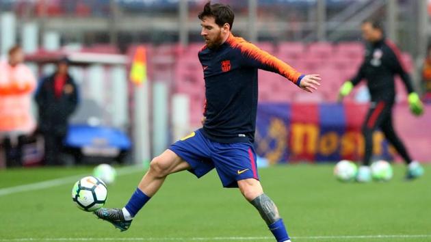 Barcelona’s Lionel Messi will miss Saturday’s La Liga match against Malaga following the birth of his third son.(Reuters)