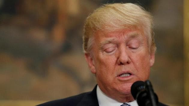 US President Donald Trump announces a presidential proclamation placing tariffs on steel and aluminum imports, at the White House in Washington, on Thursday. (Reuters photo) US President Donald Trump announces a presidential proclamation placing tariffs on steel and aluminum imports, at the White House in Washington, on Thursday. (Reuters photo)