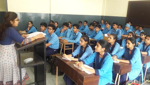 The proportion of out-of-school children in the state has been declining for the last few years, said an expert. (Representational photo) The proportion of out-of-school children in the state has been declining for the last few years, said an expert. (Representational photo)