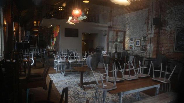 A picture taken through glass doors shows the interior of part of The Mill pub in Salisbury, southern England, on March 11, 2018, which is closed as investigations continue in connection with the major incident sparked after a man and a woman were apparently poisoned in a nerve agent attack a week ago. (AFP Photo) A picture taken through glass doors shows the interior of part of The Mill pub in Salisbury, southern England, on March 11, 2018, which is closed as investigations continue in connection with the major incident sparked after a man and a woman were apparently poisoned in a nerve agent attack a week ago. (AFP Photo)