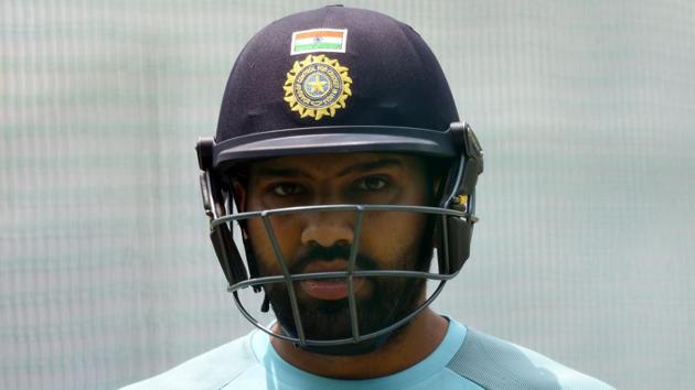 Indian cricket team captain Rohit Sharma attends a training session at the R. Premadasa Stadium in Colombo on March 11, 2018. Rohit’s recent form has been a cause for concern. (AFP) 