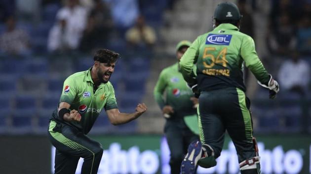 Pakistan's Imad Wasim was involved in a verbal spat with Rahat Ali in a Pakistan Super League match. (AP) Pakistan's Imad Wasim was involved in a verbal spat with Rahat Ali in a Pakistan Super League match. (AP)