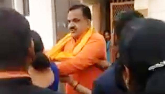 Rajkumar Thukral termed the allegations baseless saying it was a conspiracy by the Congress to malign him. (HT Photo) Rajkumar Thukral termed the allegations baseless saying it was a conspiracy by the Congress to malign him. (HT Photo)