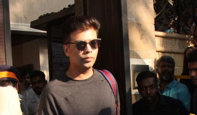 Karan Johar has returned from London recently. (Pramod Thakur/Hindustan Times) Karan Johar has returned from London recently. (Pramod Thakur/Hindustan Times)