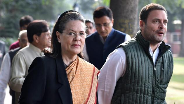 Congress President Rahul Gandhi with Sonia Gandhi and other leaders arrives to preside the party's ‘Steering Committee' meeting in New Delhi. (PTI File Photo) Congress President Rahul Gandhi with Sonia Gandhi and other leaders arrives to preside the party's ‘Steering Committee' meeting in New Delhi. (PTI File Photo)