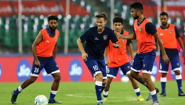 Chennaiyin FC head into the second leg semi-final against FC Goa in the Indian Super League (ISL) on Tuesday, with the advantage of having scored an away goal in the first leg -- which ended 1-1. (ISL / SPORTZPICS) Chennaiyin FC head into the second leg semi-final against FC Goa in the Indian Super League (ISL) on Tuesday, with the advantage of having scored an away goal in the first leg -- which ended 1-1. (ISL / SPORTZPICS)