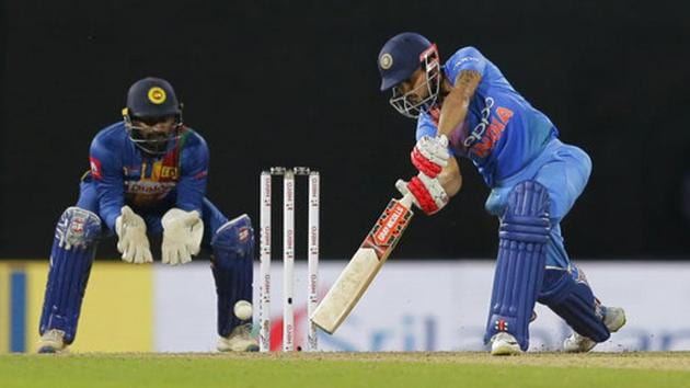 Manish Pandey and Dinesh Karthik guided India to a six-wicket win over Sri Lanka in the fourth match of the Nidahas Trophy 2018 T20 tri-series at the R Premadasa Stadium in Colombo tonight. Get highlights of India vs Sri Lanka, Nidahas Trophy 2018, here.(AP)