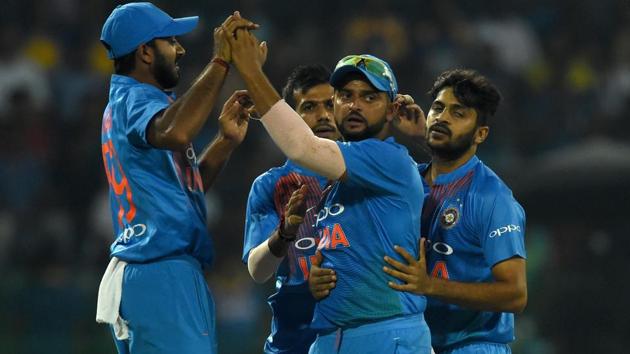 Shardul Thakur scalped four wickets, making it his best T20 bowling figures. (AFP) Shardul Thakur scalped four wickets, making it his best T20 bowling figures. (AFP)