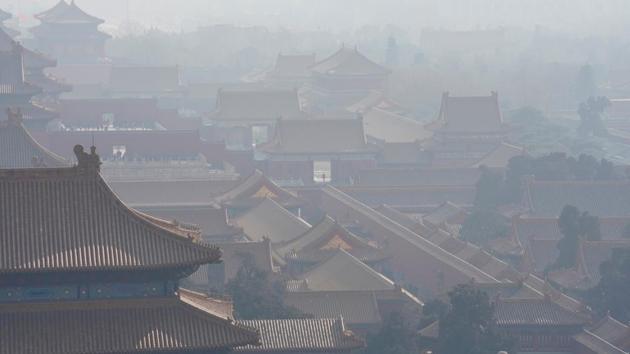 A file photo of the Forbidden City seen amid smog ahead of Chinese Lunar New Year in Beijing, China on February 13. (REUTERS) A file photo of the Forbidden City seen amid smog ahead of Chinese Lunar New Year in Beijing, China on February 13. (REUTERS)