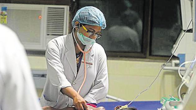 The proposed National Health Protection Scheme, which would subsume Rashtriya Swasthya Bima Yojana, would cover 10 crore poor and vulnerable families, and the coverage is further enhanced to Rs 5 lakh per family per year. (Representational Photo) The proposed National Health Protection Scheme, which would subsume Rashtriya Swasthya Bima Yojana, would cover 10 crore poor and vulnerable families, and the coverage is further enhanced to Rs 5 lakh per family per year. (Representational Photo)