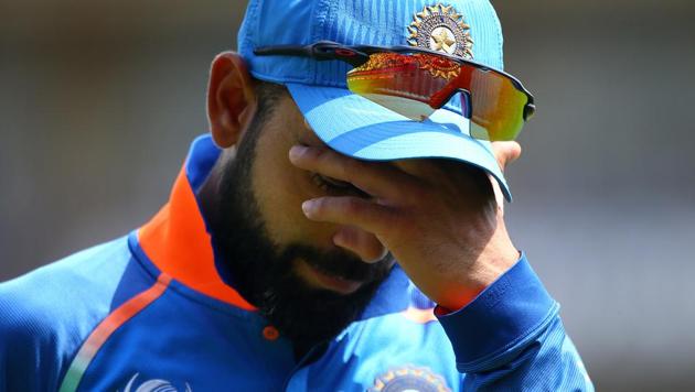 Indian cricket team skipper Virat Kohli’s body is feeling the pressure of back-to-back high intensity series against tough opponents.(Getty Images)