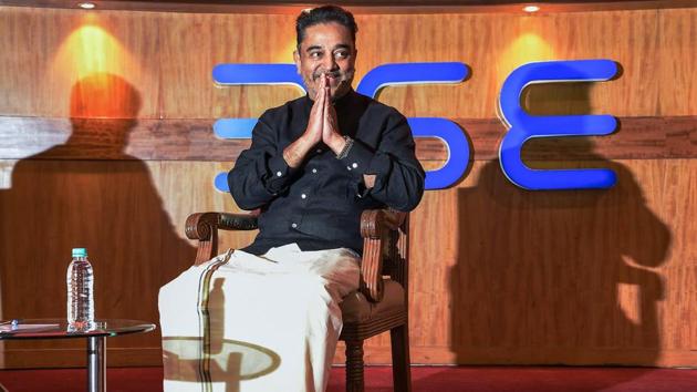 Makkal Neethi Maiam founder Kamal Haasan said Tuesday that actor Rajinikanth, who is also set to launch his political party, has not reacted on various matters and it was wrong to single out his ‘silence’ on the Cauvery issue. “This is not the only issue on which Rajanikanth has not expressed his opinion. But there are several other issues also and it is not right to point only to one issue,” he said in Coimbatore. (PTI File) Makkal Neethi Maiam founder Kamal Haasan said Tuesday that actor Rajinikanth, who is also set to launch his political party, has not reacted on various matters and it was wrong to single out his ‘silence’ on the Cauvery issue. “This is not the only issue on which Rajanikanth has not expressed his opinion. But there are several other issues also and it is not right to point only to one issue,” he said in Coimbatore. (PTI File)