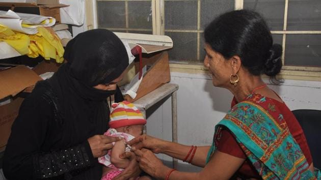 The state had achieved 99.30% immunisation as of 2015-16, says NITI Aayog in a report.(HT File)