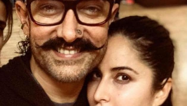Katrina Kaif and Aamir Khan are working together in upcoming film, Thugs of Hindostan. Katrina Kaif and Aamir Khan are working together in upcoming film, Thugs of Hindostan.