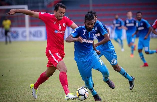 New Radiant defeated Aizawl FC 3-1 in their AFC Cup match on Wednesaday. (Twitter/AFCCup) New Radiant defeated Aizawl FC 3-1 in their AFC Cup match on Wednesaday. (Twitter/AFCCup)