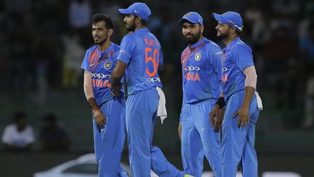 Leg-spinner Yuzvendra Chahal also slowed down the Bangladeshi run rate and picked one crucial wicket. (AP)